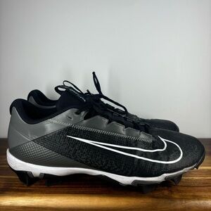 Nike Cleats Mens 13 Vapor Edge Shark 2 Football Cleats Black White Sports